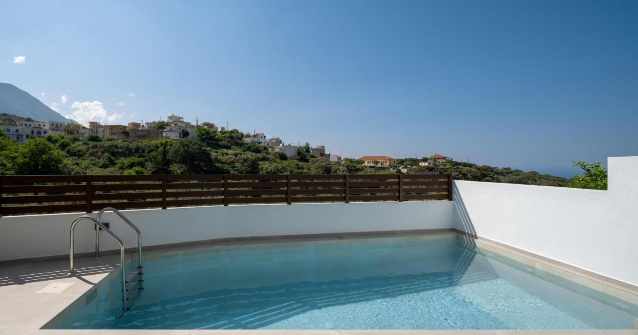 O-Cyanea Villa With Heated Pool Kournás Eksteriør billede